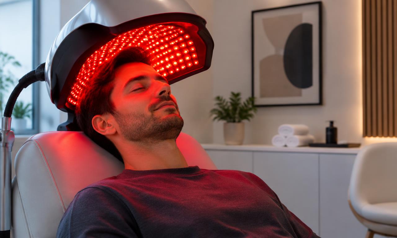 LED-therapie voor de hoofdhuid